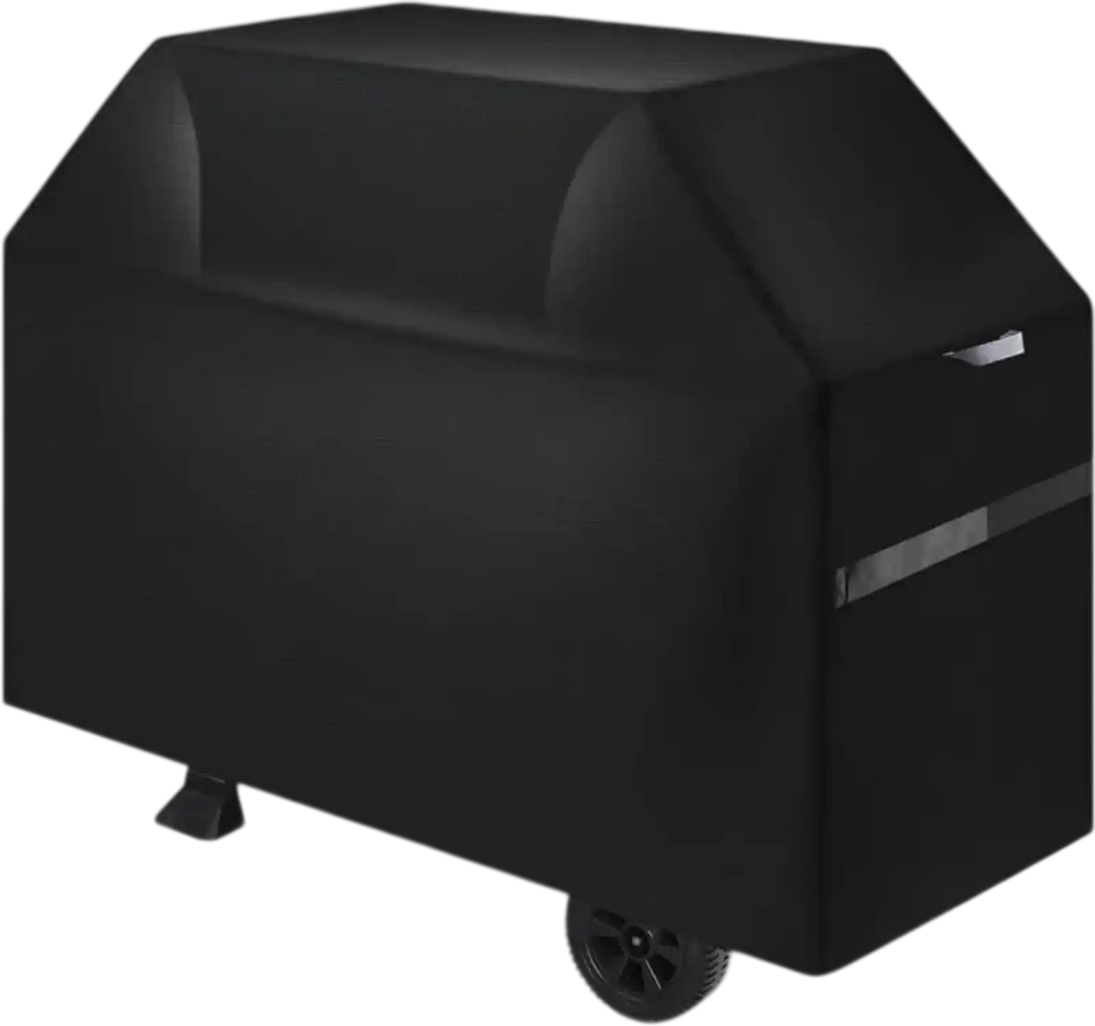 VEVOR Grill Cover, 48 inch BBQ Covers for Outdoor Grills, Waterproof, Fade Resistant, Weather Resistant Heavy Duty 600D Polyester, Easy On/Off, with Hook-and-Loop Straps, Black