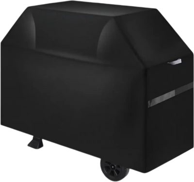 VEVOR Grill Cover, 48 inch BBQ Covers for Outdoor Grills, Waterproof, Fade Resistant, Weather Resistant Heavy Duty 600D Polyester, Easy On/Off, with Hook-and-Loop Straps, Black