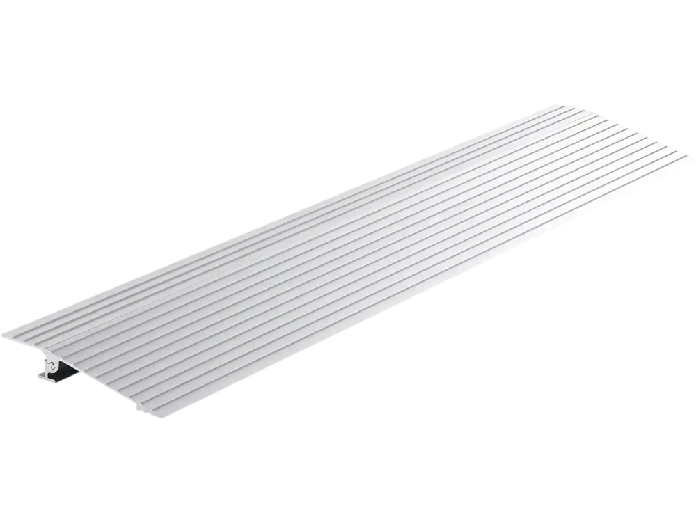 VEVOR Door Threshold Ramp, 1" Rise, 800 lbs Load Capacity, Door Ramp for Wheelchairs, Aluminum Threshold Ramp for Doorways, Adjustable Modular Threshold Ramp for Wheelchairs, Scooters, Power Chairs