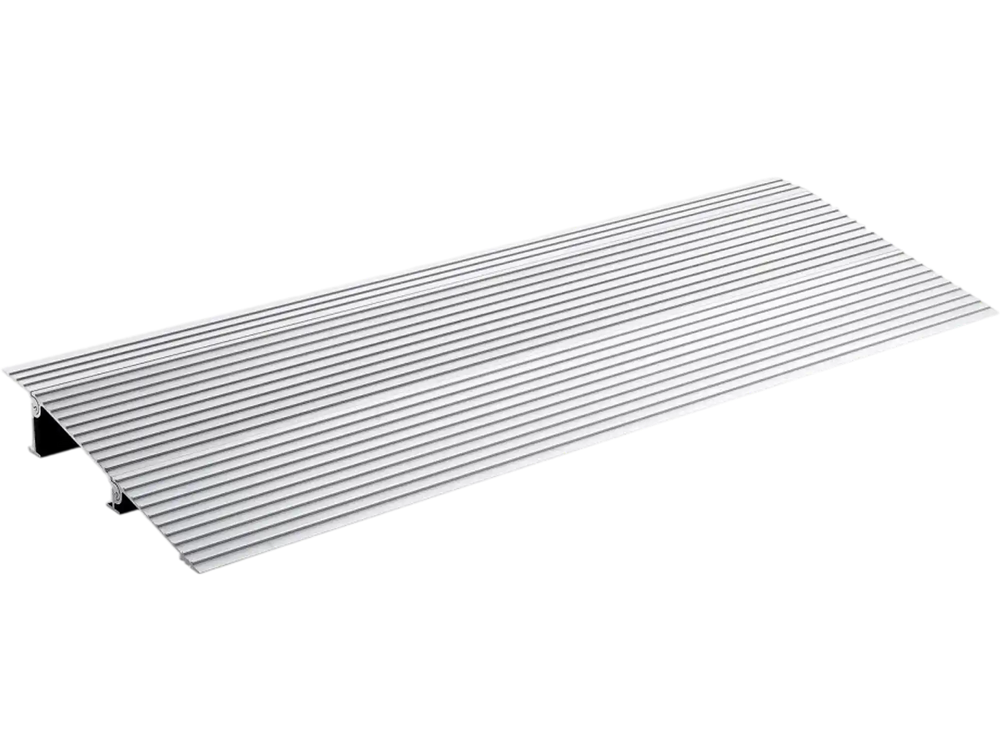 VEVOR Door Threshold Ramp, 2" Rise, 800 lbs Load Capacity, Door Ramp for Wheelchairs, Aluminum Threshold Ramp for Doorways, Adjustable Modular Threshold Ramp for Wheelchairs, Scooters, Power Chairs