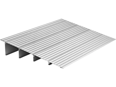 VEVOR Door Threshold Ramp, 4 inch Rise, Aluminum Alloy Threshold Ramp Rated 800 lbs Load Capacity, Handicap Ramps for Home Steps for Wheelchair, Scooters, Power Chairs, Walkers, Bicycle, Tricycle