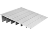 VEVOR Door Threshold Ramp, 6 inch Rise, Aluminum Alloy Threshold Ramp Rated 800 lbs Load Capacity, Handicap Ramps for Home Steps for Wheelchair, Scooters, Power Chairs, Walkers, Bicycle, Tricycle