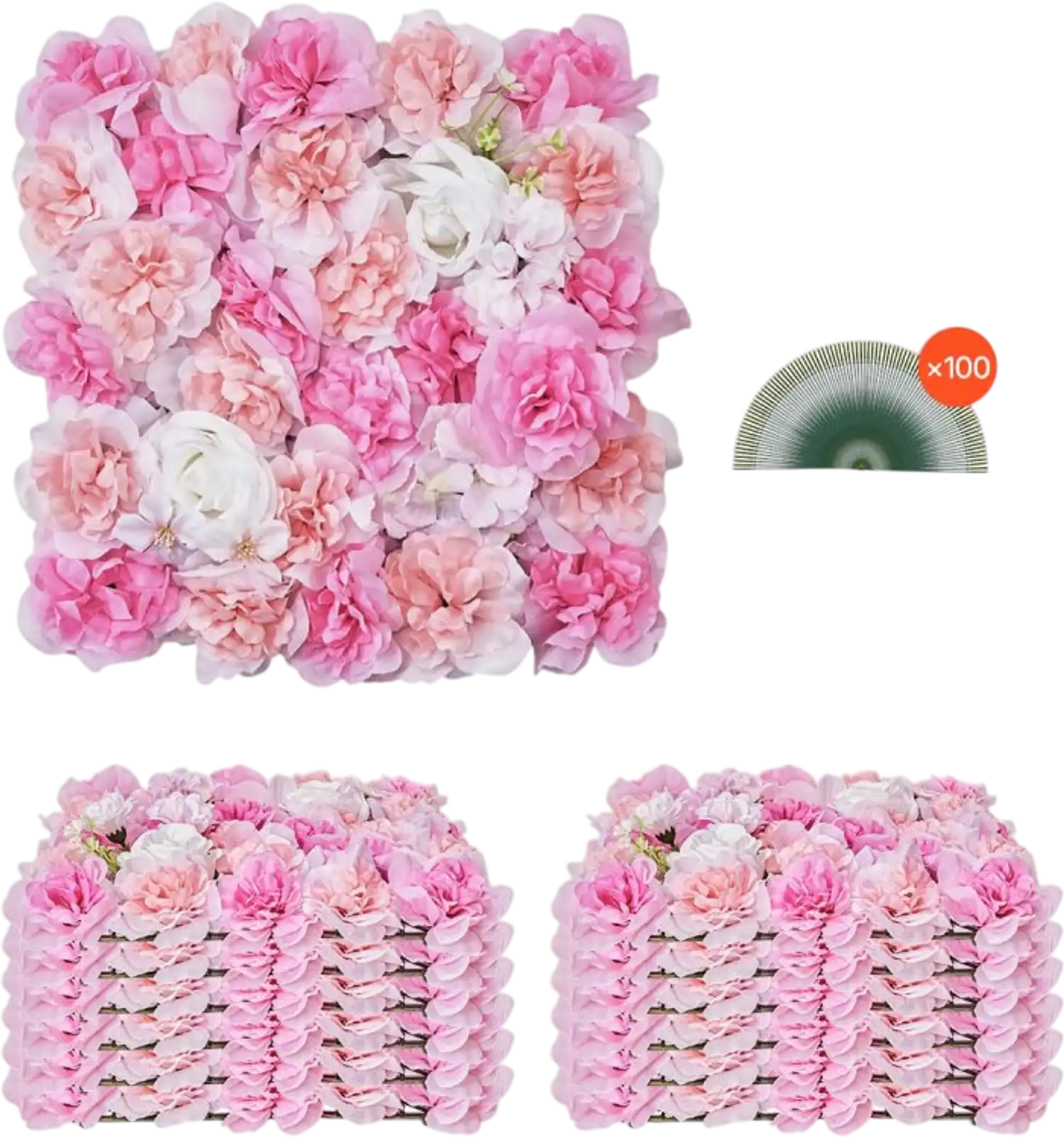 Vevor Artificial Flower Wall Panels 12 pcs 15
