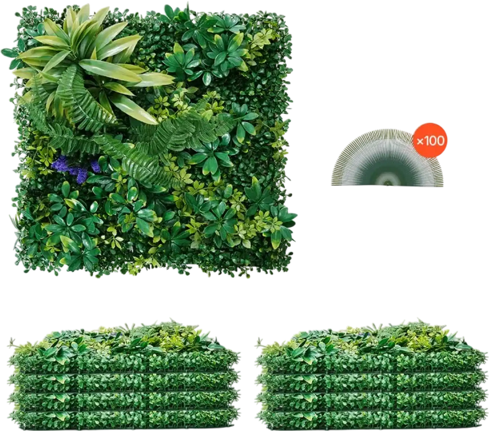Vevor Artificial Grass Wall Panels 8-Piece 20