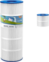 VEVOR Pool Filter Cartridge, 120 Sq. Ft Spa Hot Tub Filter Cartridge Replacement, Compatible with Hayward CX1200RE, Pleatco PA120, Unicel C-8412, Secure for Kids & Pet, Trilobal Pleated, Easy to Clean
