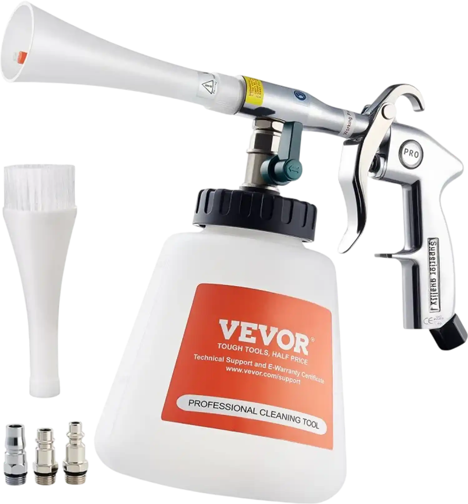 Vevor Air Blow Gun Car Cleaning Gun with 1L Bottle New