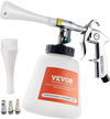 VEVOR Car Cleaning Gun, 6-9.2 Bar High-Pressure Air Blow Gun with 2 Set Nozzles & 1L Liquid Bottle, Vortex Cleaning Gun, Quickly Blasts Dirt and Dust from Surface, Work with 1/4 NPT Air Compressor