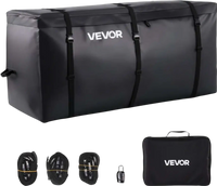 VEVOR Hitch Cargo Carrier Bag, Waterproof 840D PVC, 59.84 x 24.02 x 30.63 in (25 Cubic Feet), Heavy Duty Cargo Bag for Truck Bed Storage with Reinforced Straps, Suitable for Car SUV Vans Hitch Basket