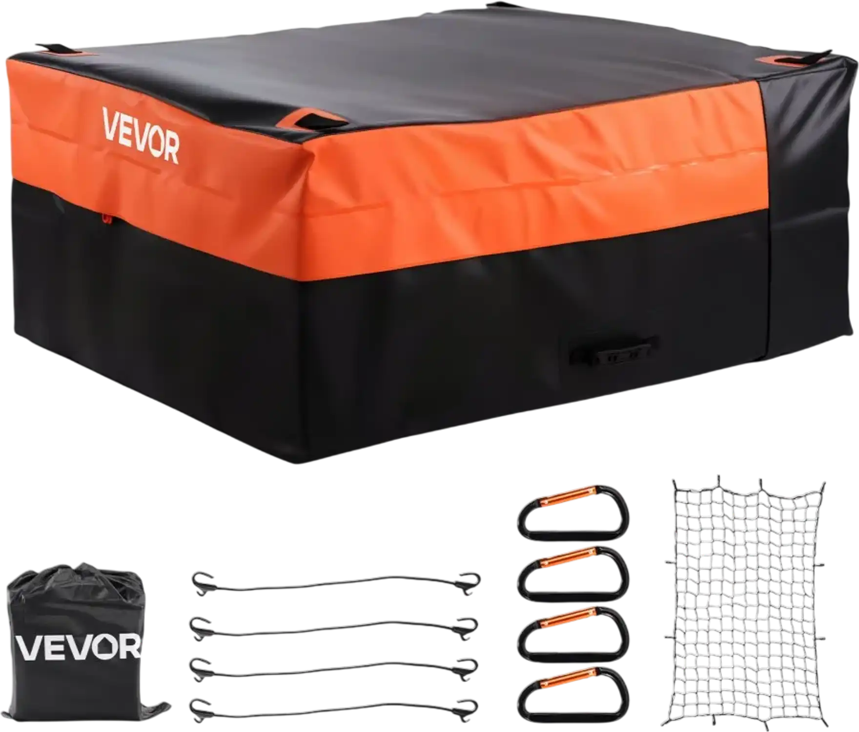 Vevor Truck Bed Cargo Bag Waterproof 26 Cu. Ft. with Net & Carabiners New