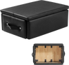 VEVOR Pilates Box for Reformer, 25x17x9 In Pilates Reformers Sitting Box for Exercises, Premium PU and Wood Pilates Equipment Accessory, Improve Strength, Balance, Range of Motion Home Gym, Black