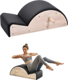VEVOR Pilates Spine Corrector, Home Gym Yoga Pilates Accessory, Rubber Wood Fitness Training Tool, Arc Fitness Body Workout Equipment, for Spine Exercises, Balance, Core Strengthening, and Stretching
