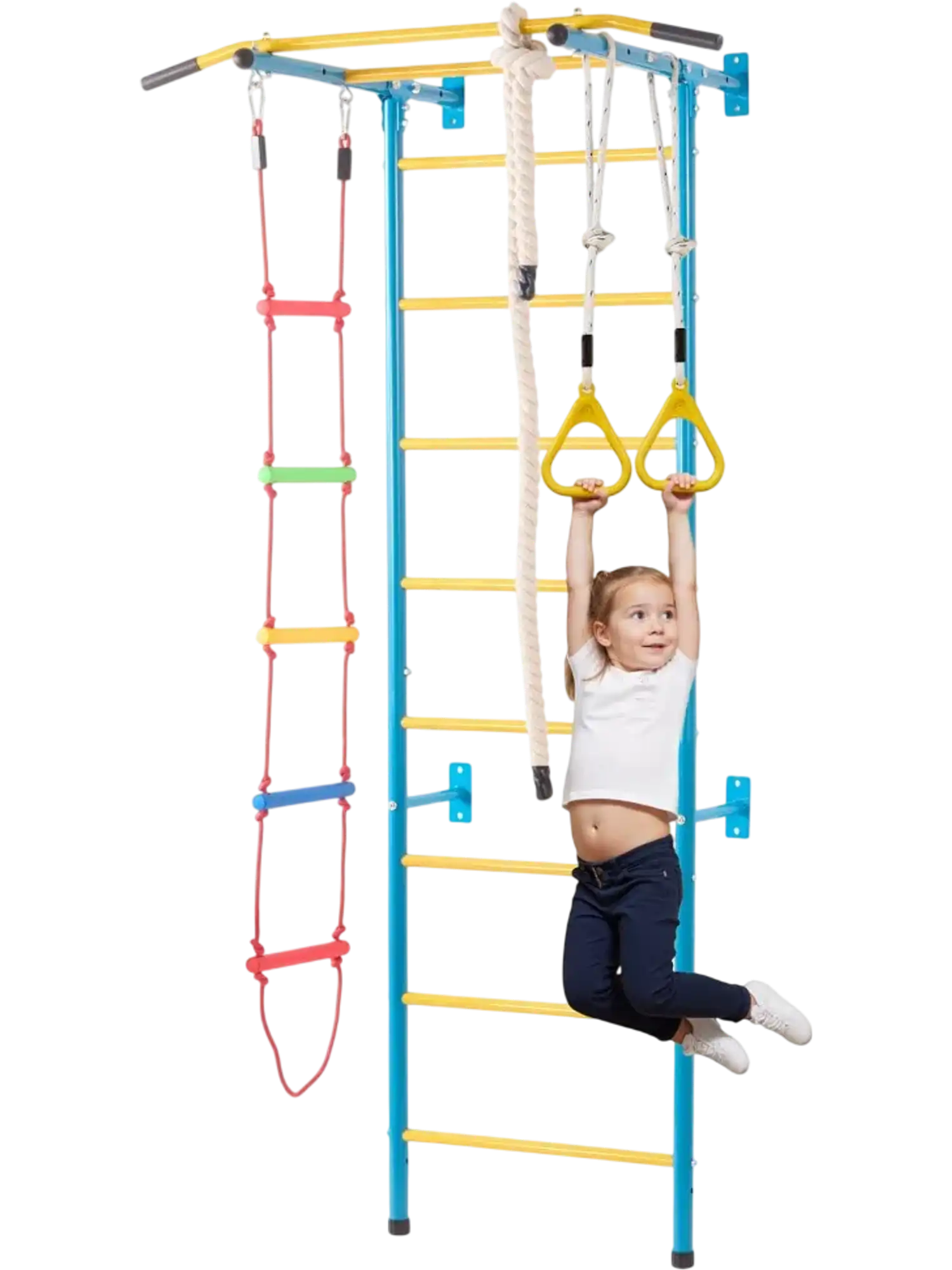 Vevor Indoor Jungle Gym 5-in-1 Climbing Playset for Toddlers New