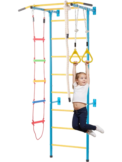 Vevor Indoor Jungle Gym 5-in-1 Climbing Playset for Toddlers New