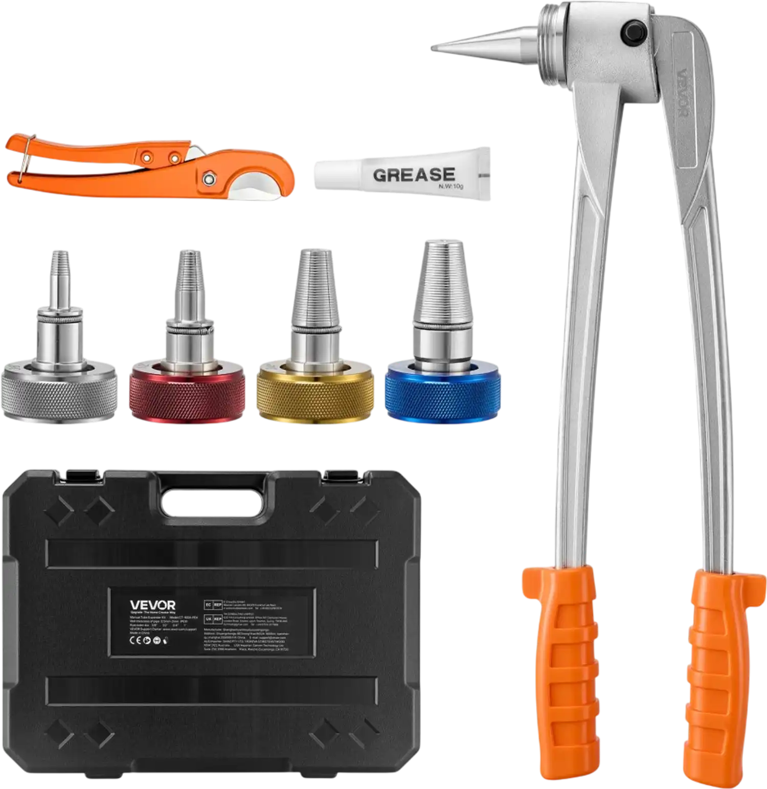Vevor PEX Pipe Expander Tool Kit Manual Tubing Expansion Tool New