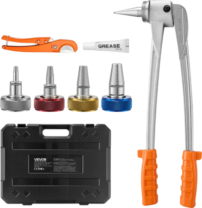 VEVOR PEX Pipe Expander Tool Kit, Manual Tubing Expansion Tool for 3/8