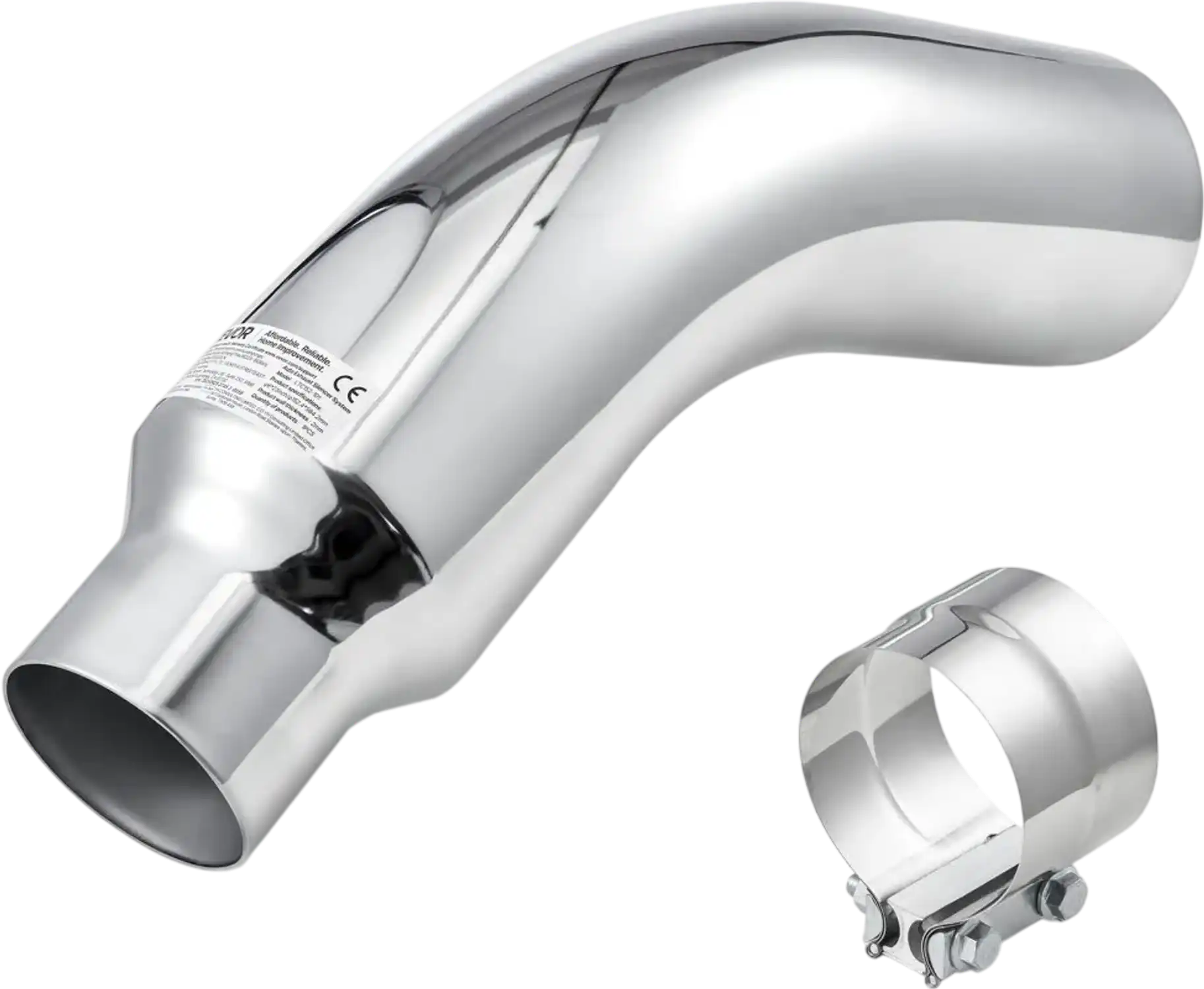 Vevor Exhaust Tip Chrome Turn Down Elbow 4
