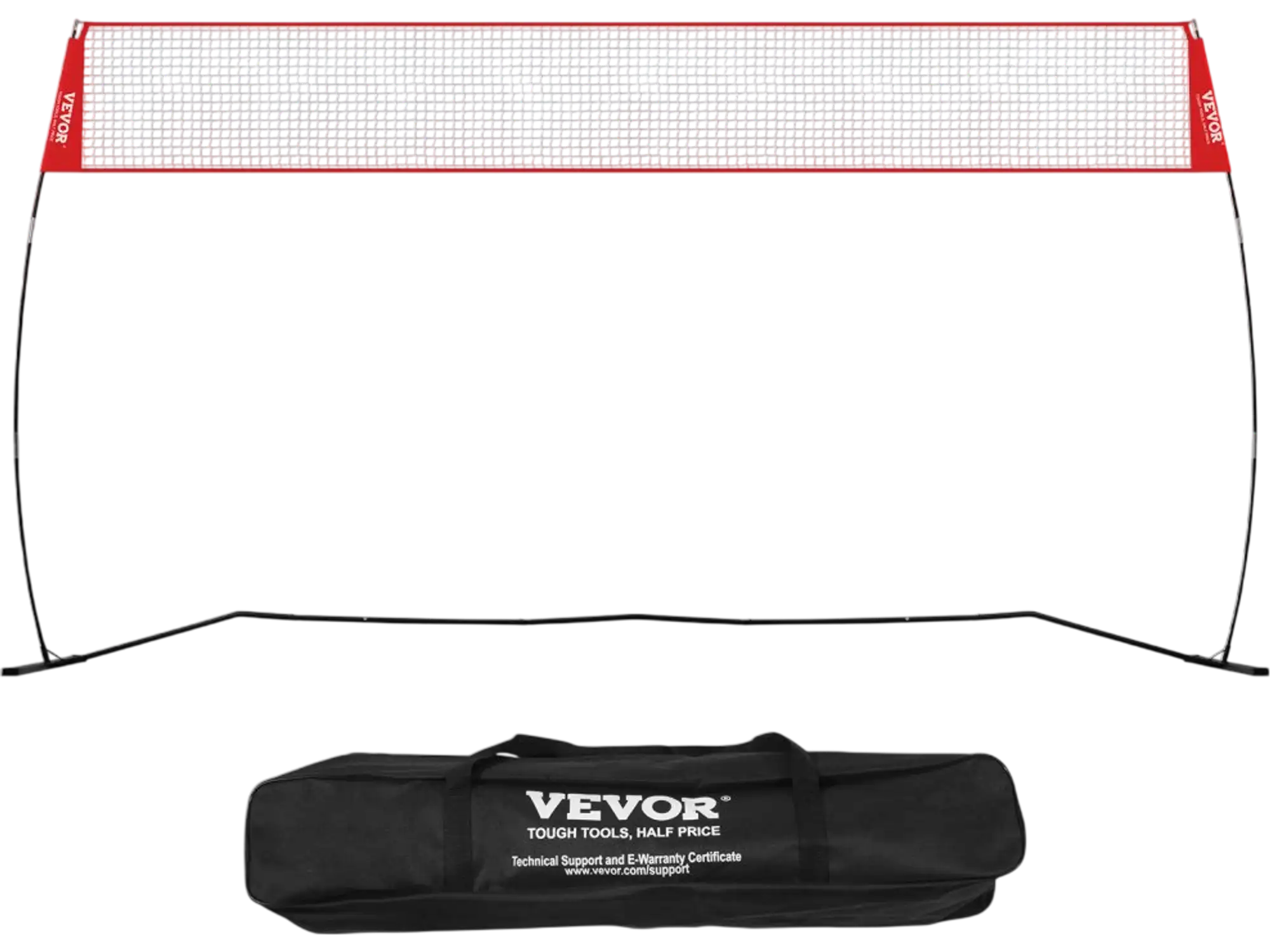 Vevor Volleyball Net Freestanding Adjustable Height Portable Training System New
