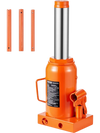 VEVOR Hydraulic Bottle Jack, 30 Ton/66138 lbs Welded Bottle Jack with 11.22''-18.66'' Lifting Range & 3-Section Long Handle, for Car, Pickup, Truck, RV, Auto Repair, Industrial Engineering