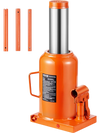 VEVOR Hydraulic Bottle Jack, 50 Ton/110231 lbs Welded Bottle Jack with 11''-17.32'' Lifting Range & 3-Section Long Handle, for Car, Pickup, Truck, RV, Auto Repair, Industrial Engineering