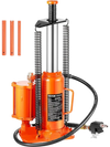 VEVOR Air Hydraulic Bottle Jack, 12 Ton/26455 lbs Pneumatic Hydraulic Bottle Jack with 10.43''-19.88'' Lifting Range & Manual Hand Pump, for Pickup, Truck, RV, Auto Repair, Industrial Engineering