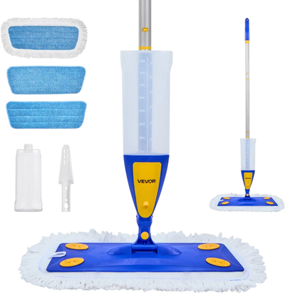 Vevor Spray Mop Washable Pads 27 oz Tank Hardwood Floor Cleaner New