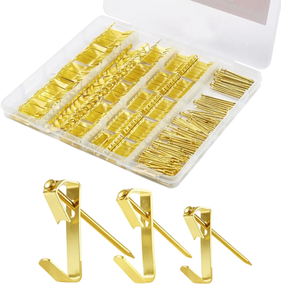 Vevor Picture Hanging Kit 274-Piece 20/30/50 lbs Metal Hooks with Nails New