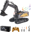 VEVOR Remote Control Excavator Toy, 22 Channel, 1:14 Scale Remote Control Digger with Metal Shovel, RC Excavator with Lights & Sounds, Full Functional Construction Vehicles for Kids, Birthday Present
