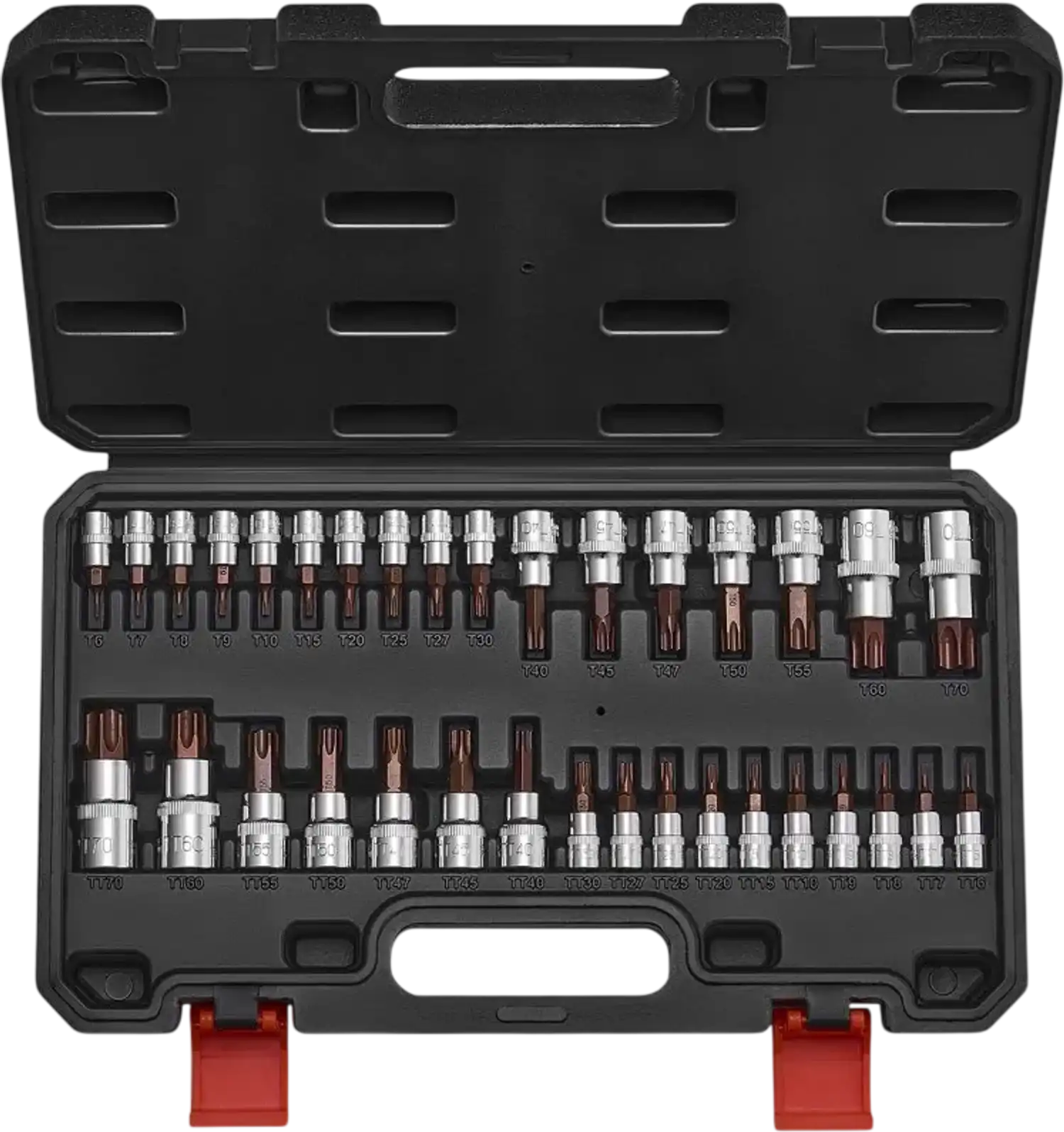 Vevor Torx Bit Socket Set 34-Piece T6-T70 New
