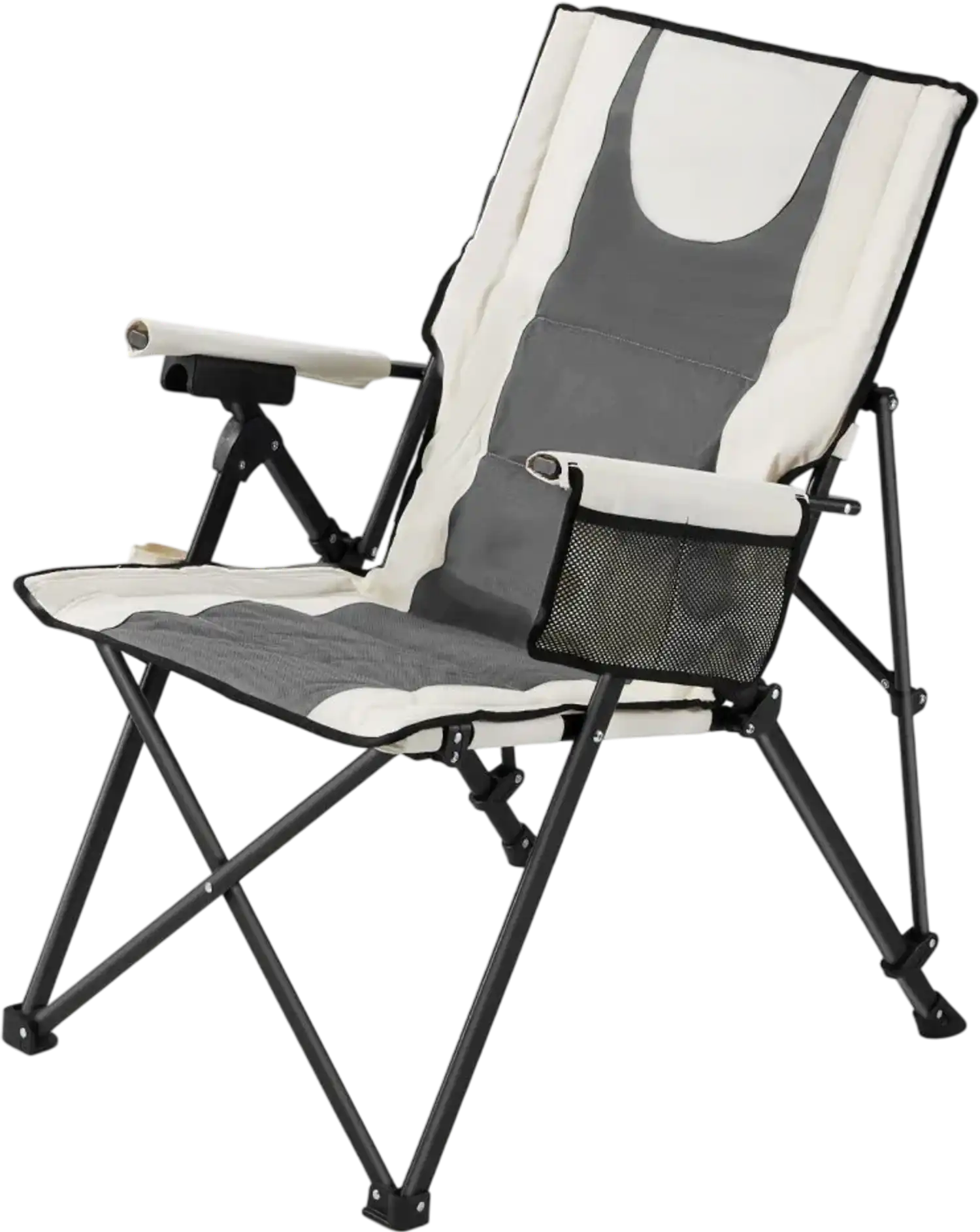 Vevor Folding Camping Chair High-Back 3-Position Reclining Outdoor Chair New