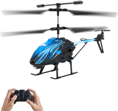 VEVOR RC Helicopter, 2.4GHz Flying Remote Control Helicopter, 3.5 Channel RC Airplane for Kid, 16 Mins Flight Time, Altitude Hold, One-Key Takeoff/Landing & LED Lights, Toys for Kids Ages 8 and up