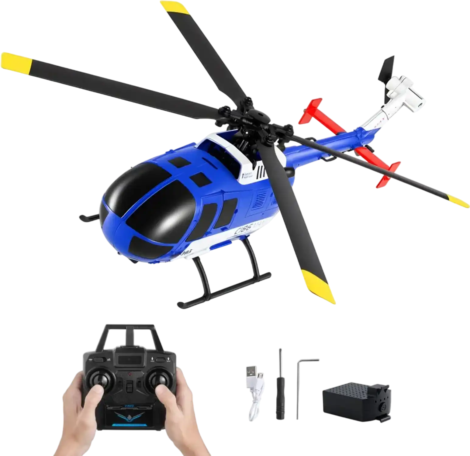 Vevor RC Helicopter 2.4GHz 4-Channel Remote Control Toy for Kids New