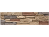 VEVOR Faux Stacked Stone Panel, 45.6 x 12.8 in Artificial Stone Wall Panels, High-Density PU Stones Siding Panel, Easy to Cut, Rock Panels for Interior and Exterior Decorations, Brick Red