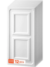 VEVOR 24 x 48 in PVC Ceiling Tiles 12-Pack White 3D Textured Accent Panels, PVC Sheet for Drop Grid, Impact-Resistant, Paintable Surface, Easy Cut, Modern Decorative Style for Home, Office Area