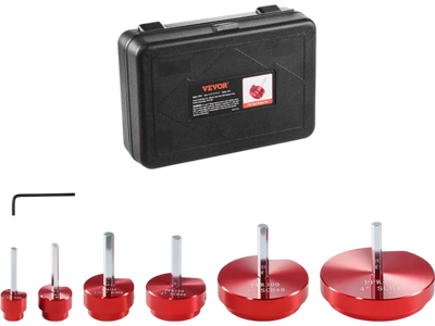 VEVOR 6Pcs PVC Pipe Reamer Kit, Plastic Pipe Fitting Socket Saver Kit, Includes 3/4