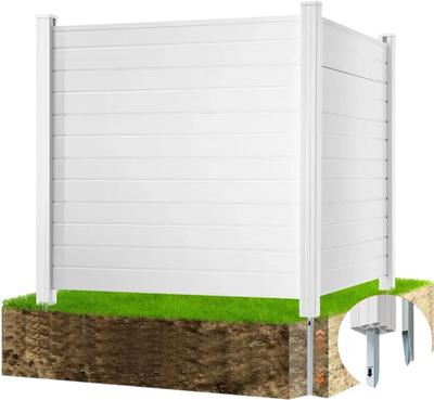 Vevor Privacy Fence Outdoor Privacy Screen for A/C Units and Trash Cans 50