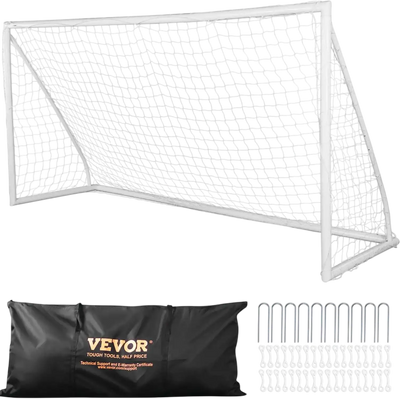 Vevor Soccer Goal Portable 12' x 6' Backyard Training Net Set New