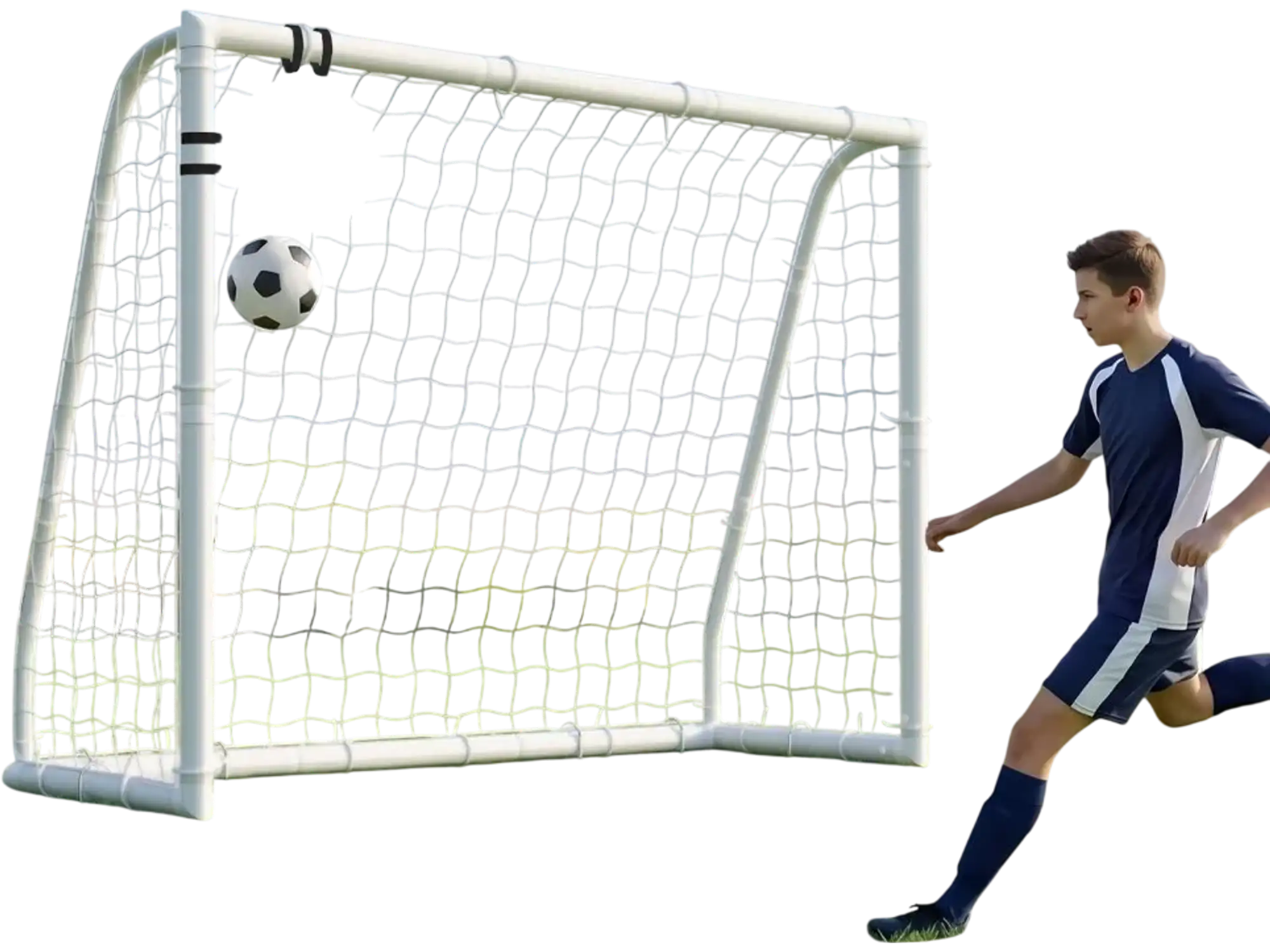 Vevor Soccer Goal 8' x 6' Portable Backyard Practice Training Set New