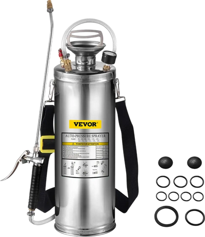 Vevor Sprayer 3 Gallon Stainless Steel Hand Pump Garden Weed Sprayer New