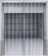 VEVOR Strip Curtain 16PCS, 96" Height, 96" Width, 0.08" Thickness, Clear Smooth Plastic Door Strips with 50% Overlap, PVC Strip Door Curtain Freezer Curtain for Warehouses, Walk in Freezers, Coolers