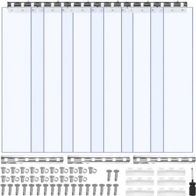 Vevor Strip Curtain Clear PVC Door Strips 84 x 36