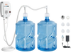 VEVOR Bottled Water Dispenser Pump System, 2x5 Gallon Dispensing System, Automatic Electric Water Dispenser, Double-Pipe Water Jug Pump, Compatible Use with Coffee/Tea Machine, Refrigerator, Ice Maker