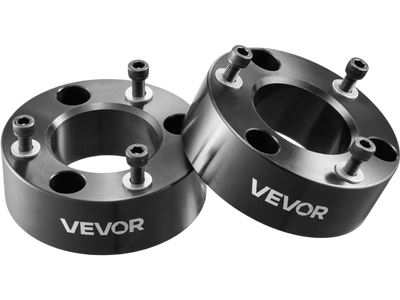 VEVOR 2.5 Inch Front Leveling Lift Kit for 2004-2025 Ford F150 2WD/4WD, 2003-2018 Expedition, 2005-2008 Lincoln Mark LT, Chassis Level Kit with 2PCS Heavy Duty Forged Aluminum Suspension Strut Spacers
