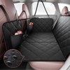 VEVOR Back Seat Extender for Dogs,Dog Hammock for Car Back seat, Dog Car Seat Cover with Hard Bottom Dog Car Seat Bed 53"x24.8" ,Supports 350lb with Mesh Window and Storage Pocket for Car, SUV,Truck