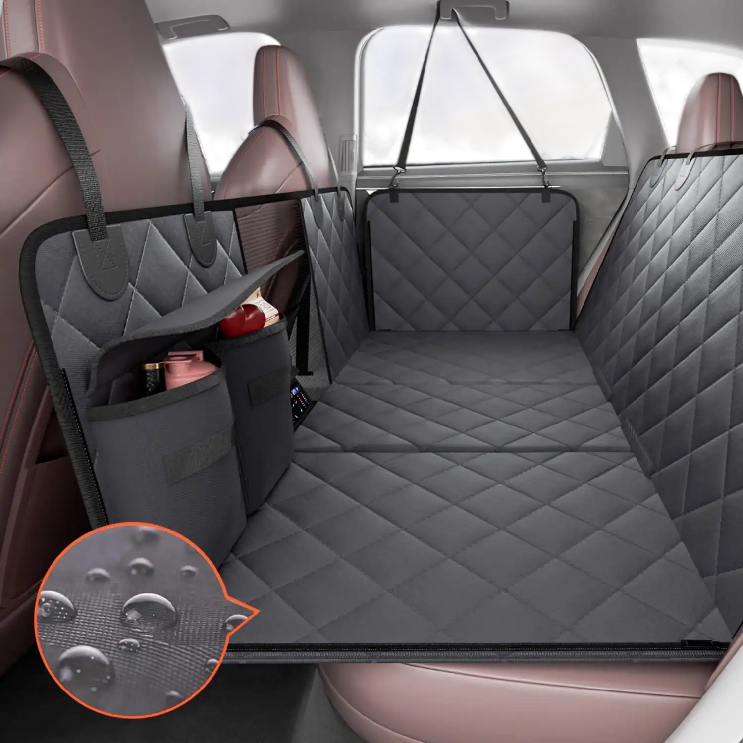 Vevor Dog Car Seat Cover Back Seat Extender 54
