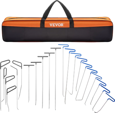 Vevor Dent Repair Kit 21-Pc Stainless Steel Paintless Rod Set New