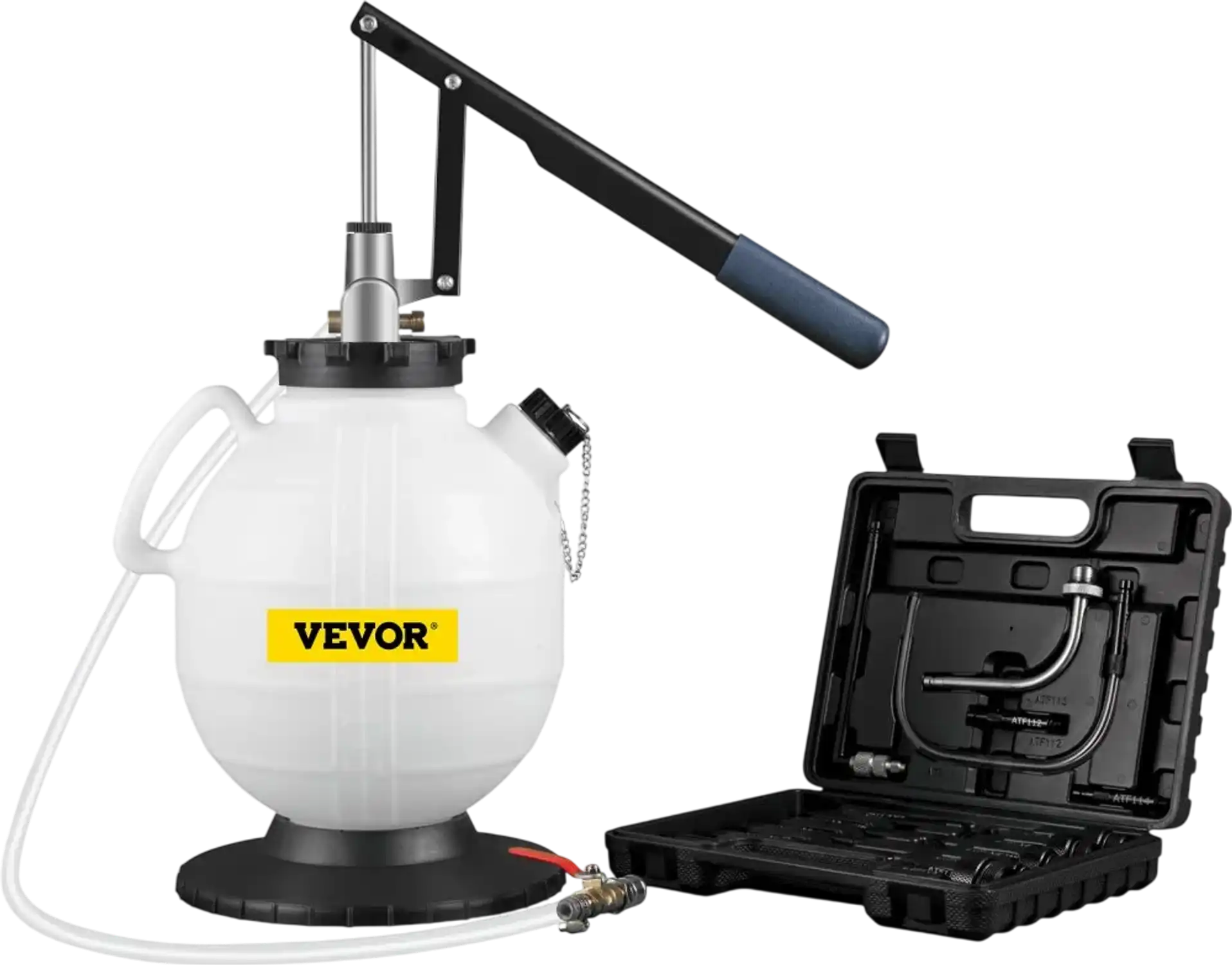 Vevor Transmission Fluid Pump 7.5L ATF Refill Kit with 15 Adapters New