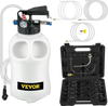 VEVOR Transmission Fluid Pump 2 Way ATF Refill System Dispenser, Oil and Liquid Extractor 10 Liter Large Capacity, Automatic Transmission Fluid Pump Tool Set with 14 Pieces ATF Filler Adapters