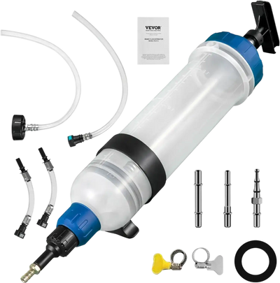 Vevor Fluid Extractor Brake Fluid Extractor Pump 1.5L With Adapters New