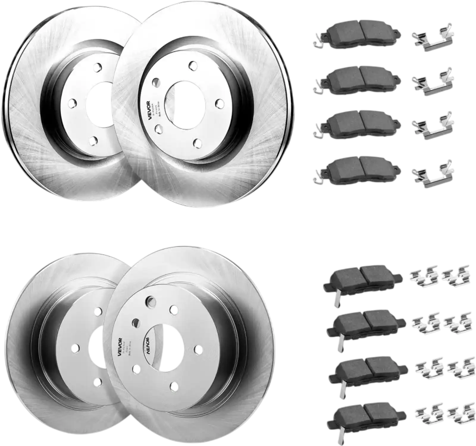 Vevor Brake Kit Front and Rear Brake Rotor and Pad Set for 2013-2023 Nissan Altima New
