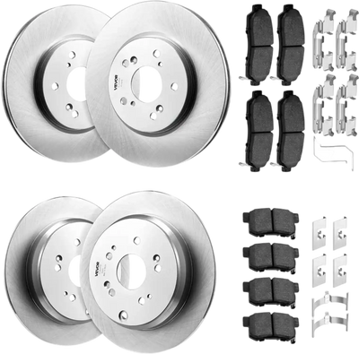 Vevor Brake Kit Front & Rear Ceramic Brake Replacement Kit for 2012-2016 Honda CR-V AWD New